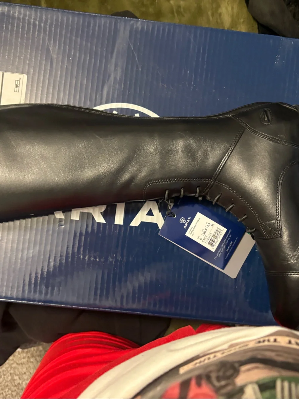 Ariat Black Over-The-Knee Leather Boots
